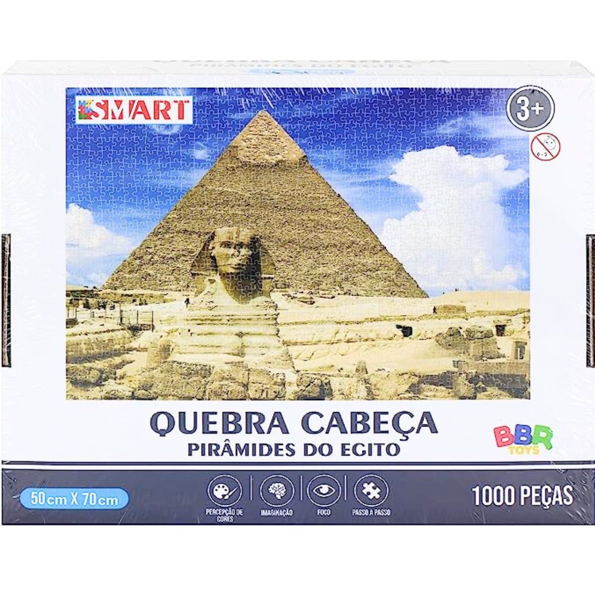 Pirâmides do Egito Quebra-Cabeça - 1000 Peças - BBR-Toys Pirâmides do Egito Quebra-Cabeça - 1000 Peças - BBR-Toys